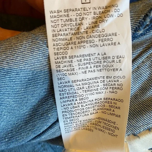 Miss Sixty Blue Buttoned Pencil Skirt - Picture 7 of 12